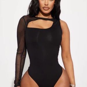 So Into You Cut Out Top - Black